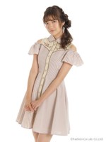 ウエスタン風シャツワンピース/ブルー