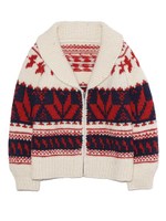 抜け感カウチンニット/WHT