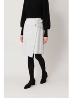 ハトメラップスカート/グレー(020)