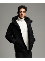 【小松】EIGER フードダウンブルゾン/ネイビー(093)