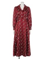 フラワーエンブロイダリーOP/RED