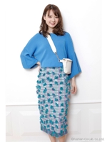 【ドラマ着用】袖ボリュームニット/ホワイト