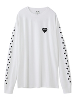 HEARTS L/S BIG TEE/オレンジ