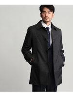 【撥水】カルゼボンディングステンカラーコート/ネイビー(493)