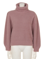 モヘヤ混ニットTOPS/PNK