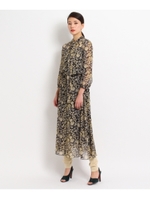 ヴィンテージフラワーワンピース/オレンジ(167)