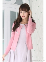 フラワービジュー長袖Ｃ／Ｄ/ピンク