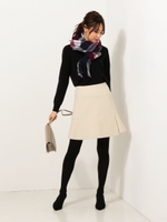 〓★JOC W/Pu 切替ミニスカート/NATURAL