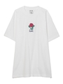 ROSE S/S TEE/ホワイト