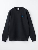 BACK SLEEVE PRINT CREW SWEAT/ホワイト
