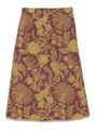 【emmi atelier】ボタニカルジャガードAラインスカート/YEL