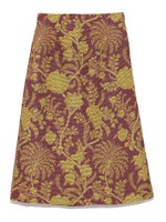 【emmi atelier】ボタニカルジャガードAラインスカート/YEL