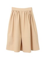 【スカート】無地フレアスカート/サックス