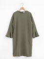 フレアスリーブワンピース/カーキグリーン