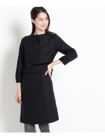 ペプラムワンピース/ライトグレー(011)