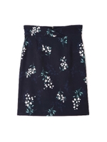 リリーブラッシュプリントタイトスカート/ネイビー(120)