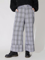 DAMMY/グレンチェックワイドパンツ