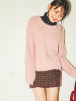 WEGO/ツイードタイトミニスカート