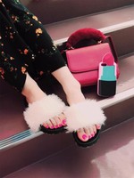 WEGO/プードルファーサンダル