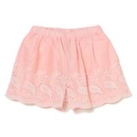 【32%OFF】ペイズリーカットワーク刺しゅうキュロット