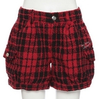 【50%OFF】【ニコ☆プチ掲載】チェック柄コクーンショートパンツ