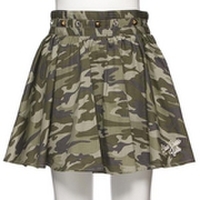 【50%OFF】【ニコ☆プチ掲載】ビジュー×スタッズつきフレアスカパン