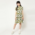 【50%OFF】パイン総柄ワンピース
