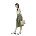 【50%OFF】ラップ風サイドポケットつきスカーチョ