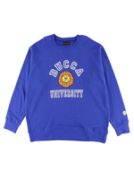 【BUCCA 44】ライオンカレッジプリントクルーネックスウェット