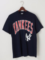 80's プリントTシャツ  NewYorkYankees ニューヨークヤンキース MBL  