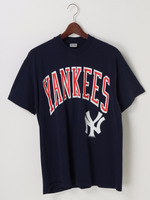 80's プリントTシャツ  NewYorkYankees ニューヨークヤンキース MBL  
