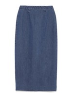【emmi atelier】Iラインデニムスカート/BLU