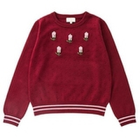 【50%OFF】【ガールズ向け】ローズモチーフ長袖ニット