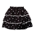【50%OFF】【トドラー向け】ドット柄ティアードシフォンスカート