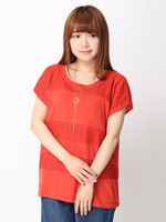 【ネックレス付き】レースTEE