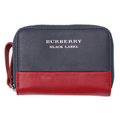 【新品】 キーホルダー・小銭入れ 11×7.5×2.8cm バーバリーブラックレーベル 45477 BURBERRY BLACK LABEL レッド系×ネイビー系 メンズ