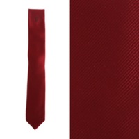 【新品】 クレストブリッジ ロゴ刺繍　ネクタイ  68873 CRESTBRIDGE レッド メンズ
