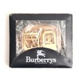 【新品】 ゴールドバックルレザーベルト  バーバリーズ 71707 Burberrys ゴールド メンズ