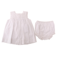 【新品】 セットアップ 12M バーバリー 46989 BURBERRY ホワイト系×グレー系 ガールズ