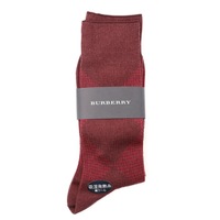【新品】 ソックス  バーバリーロンドン 60475 BURBERRY LONDON ワイン系 メンズ