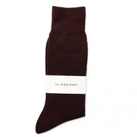 【新品】 ソックス 靴下 25〜27 バーバリー 51966 BURBERRY パープル系 メンズ