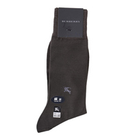 【新品】 ソックス 靴下 麻混 25〜26cm バーバリー 45648 BURBERRY オリーブ系 メンズ