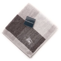 【新品】 タオルハンカチ  バーバリー 60398 BURBERRY グレー系 レディース