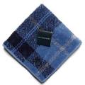【新品】 タオルハンカチ　ブロックチェック  バーバリーロンドン 66149 BURBERRY LONDON ブルー レディース