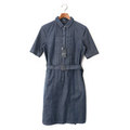 【新品】 デニムワンピース 40 バーバリーロンドン 48796 BURBERRY LONDON ネイビー系 レディース
