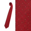 【新品】 ネクタイ(ドット) 141×8cm バーバリーブラックレーベル 49967 BURBERRY BLACK LABEL レッド系 メンズ