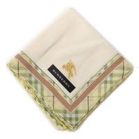 【新品】 ハンカチ  バーバリー 58035 BURBERRY グリーン系 メンズ
