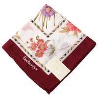 【新品】 ハンカチ  バーバリーズ 60184 Burberrys ホワイト系 レディース