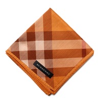 【新品】 ハンカチ  バーバリーロンドン 64233 BURBERRY LONDON オレンジ レディース