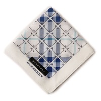 【新品】 ハンカチ 大判サイズ バーバリーロンドン 59310 BURBERRY LONDON ブルー系 レディース